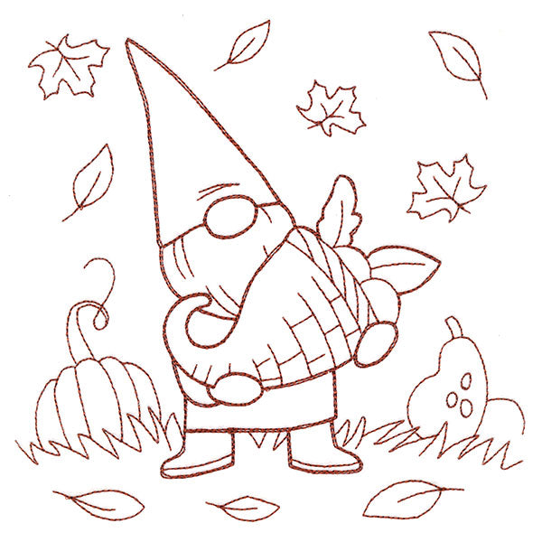 Gnome Through the Seasons - November