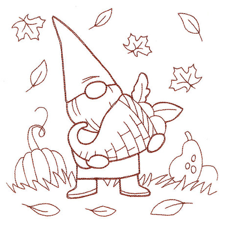 Gnome Through the Seasons - November