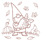 Gnome Through the Seasons - November