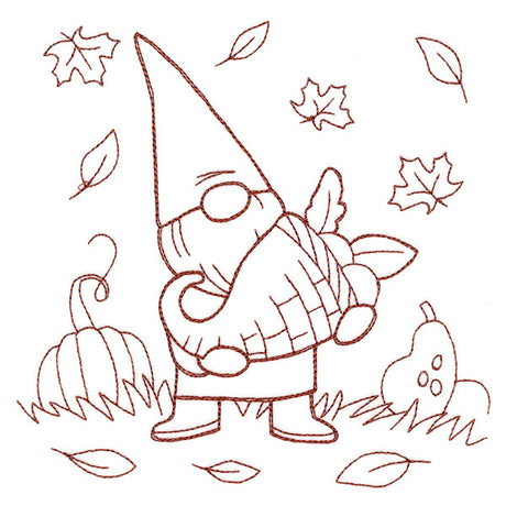 Gnome Through the Seasons - November