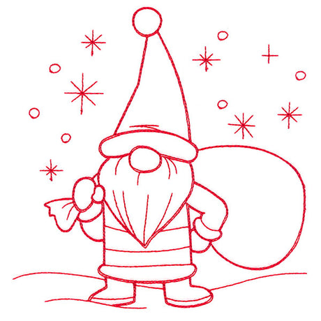 Gnome Through the Seasons - December