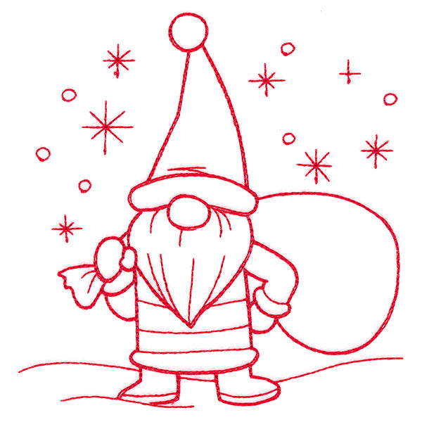 Gnome Through the Seasons - December