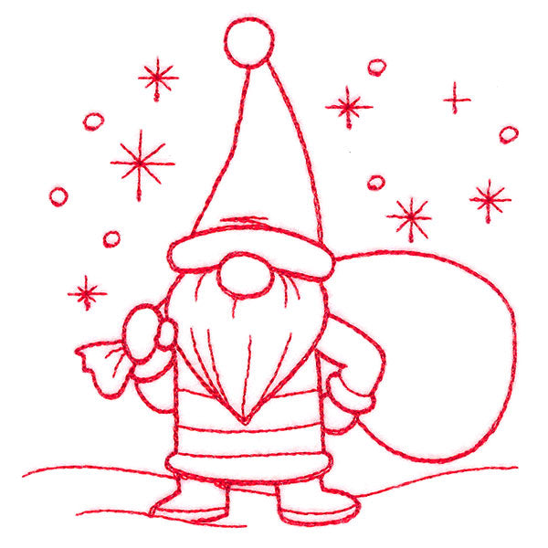 Gnome Through the Seasons - December