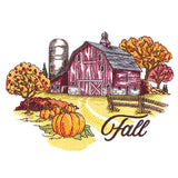 Fall in the Country Barn Scene