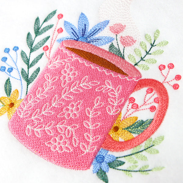 Coffee Time and Blooms