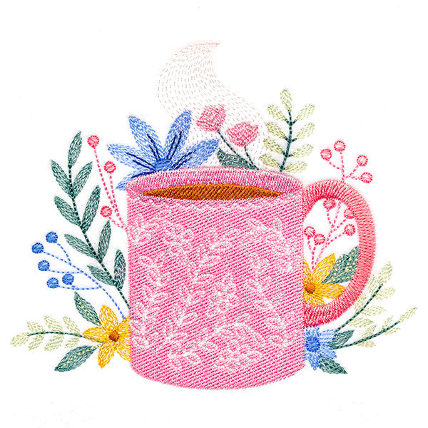 Coffee Time and Blooms