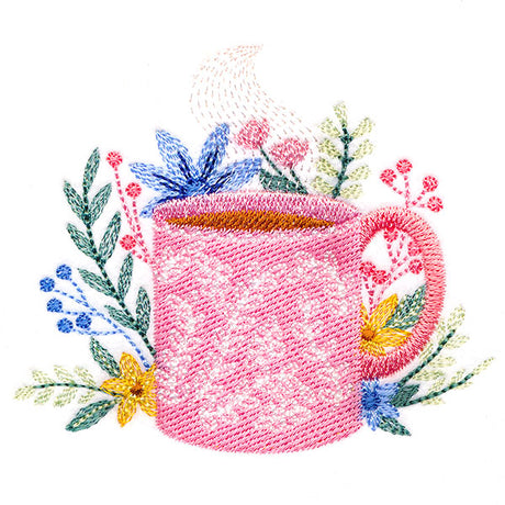 Coffee Time and Blooms