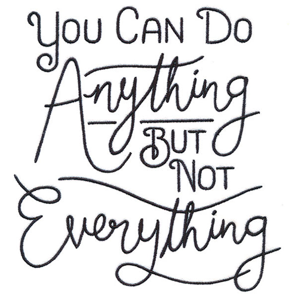 You Can Do Anything