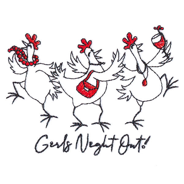 Girls Night Out Chickens