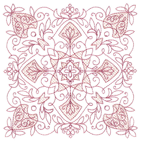 Wondrous Kaleidoscope 1 (Trapunto)