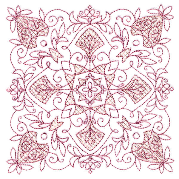 Wondrous Kaleidoscope 1 (Trapunto)