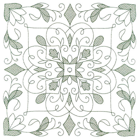 Wondrous Kaleidoscope 2 (Trapunto)