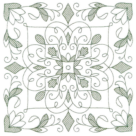 Wondrous Kaleidoscope 2 (Trapunto)