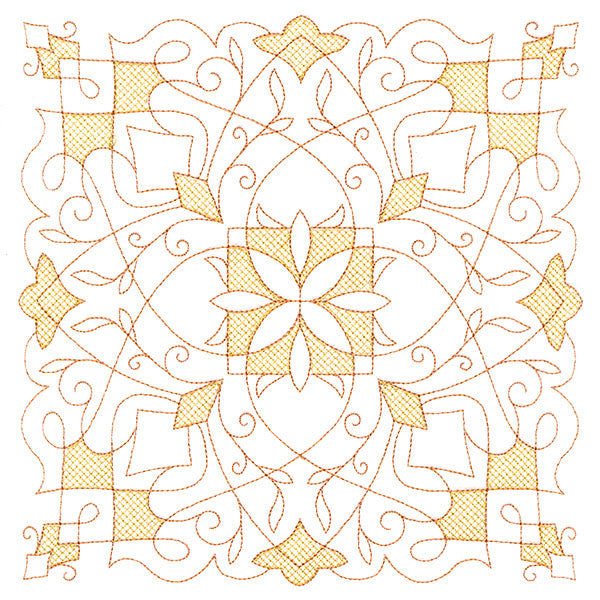 Wondrous Kaleidoscope 3 (Trapunto)