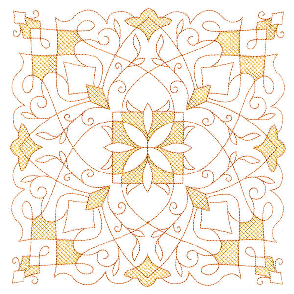 Wondrous Kaleidoscope 3 (Trapunto)