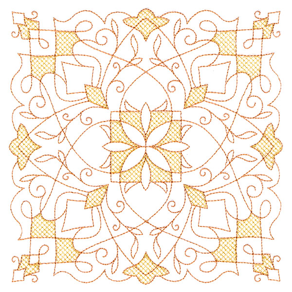 Wondrous Kaleidoscope 3 (Trapunto)