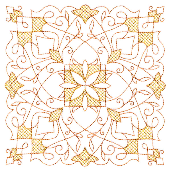 Wondrous Kaleidoscope 3 (Trapunto)