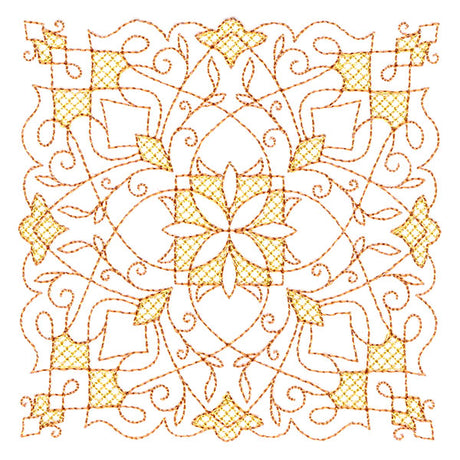 Wondrous Kaleidoscope 3 (Trapunto)