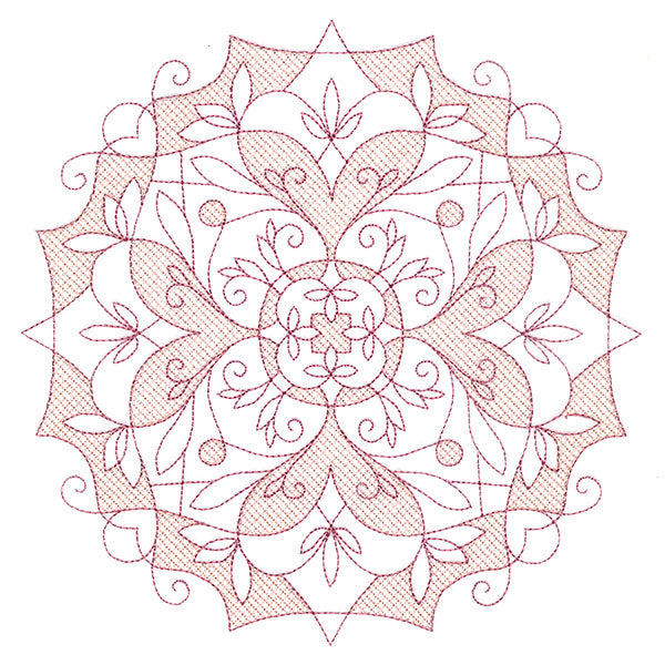 Wondrous Kaleidoscope 4 (Trapunto)