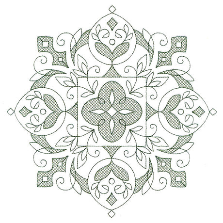 Wondrous Kaleidoscope 5 (Trapunto)