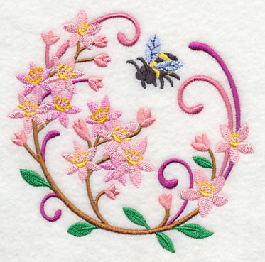 Let It Bee Flower Wreath