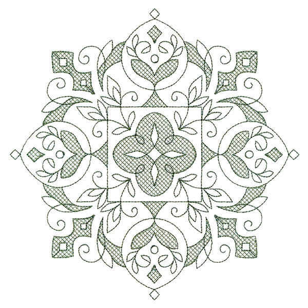 Wondrous Kaleidoscope 5 (Trapunto)