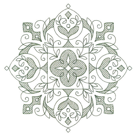 Wondrous Kaleidoscope 5 (Trapunto)