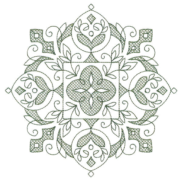 Wondrous Kaleidoscope 5 (Trapunto)