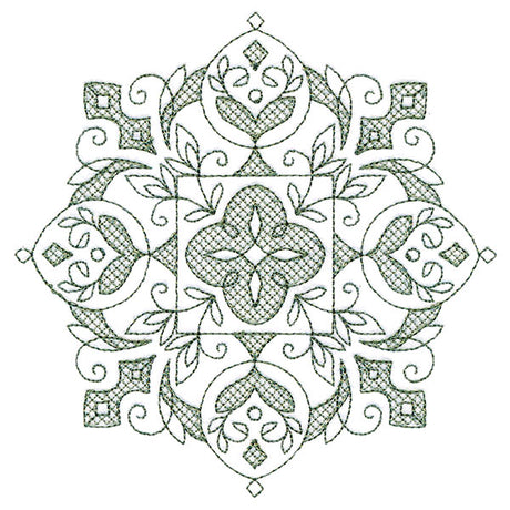 Wondrous Kaleidoscope 5 (Trapunto)