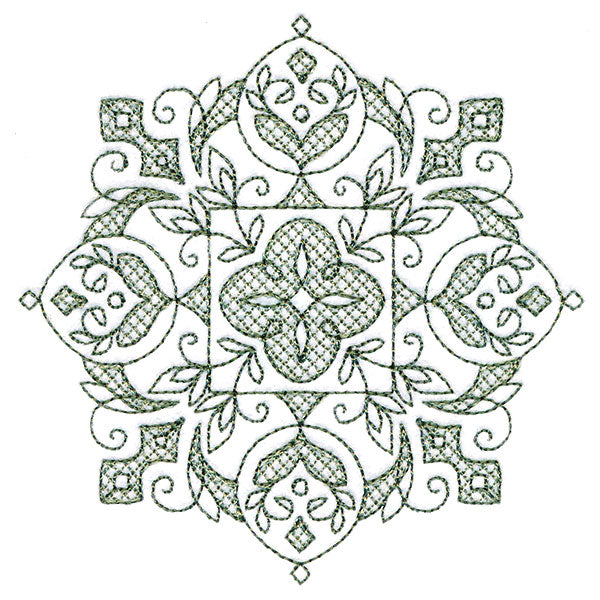 Wondrous Kaleidoscope 5 (Trapunto)