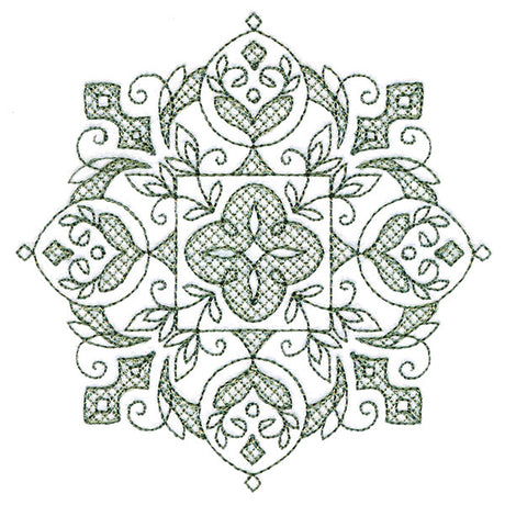 Wondrous Kaleidoscope 5 (Trapunto)