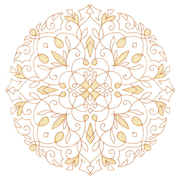 Wondrous Kaleidoscope 6 (Trapunto)