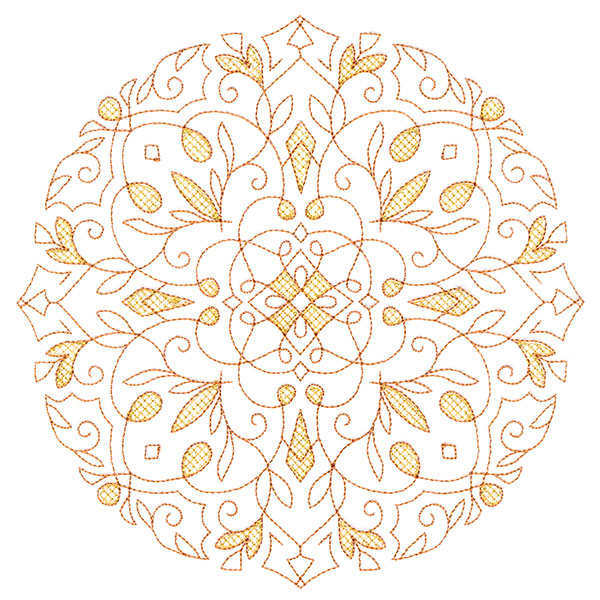 Wondrous Kaleidoscope 6 (Trapunto)