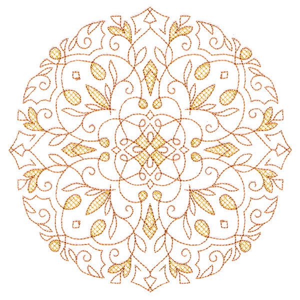 Wondrous Kaleidoscope 6 (Trapunto)