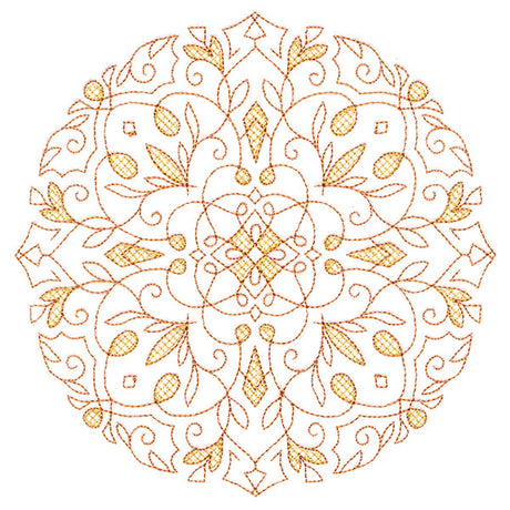 Wondrous Kaleidoscope 6 (Trapunto)