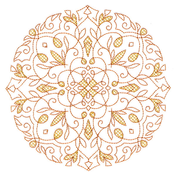 Wondrous Kaleidoscope 6 (Trapunto)