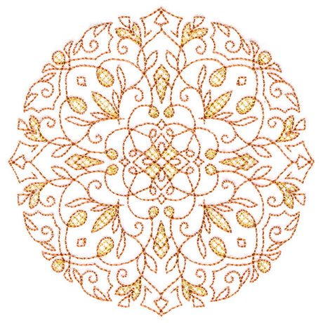 Wondrous Kaleidoscope 6 (Trapunto)