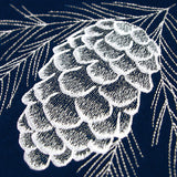 Frosted Pinecone Corner