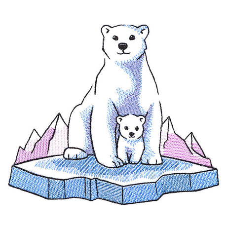 Cozy Arctic Polar Bears