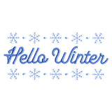 Hello Winter & Snowflakes