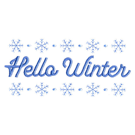 Hello Winter & Snowflakes