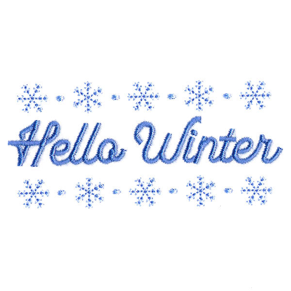 Hello Winter & Snowflakes
