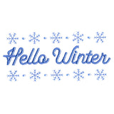 Hello Winter & Snowflakes