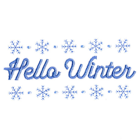 Hello Winter & Snowflakes