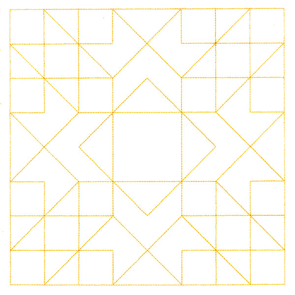 Traditional Quilting II - Arrow Crown (Double Run)