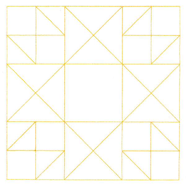 Traditional Quilting II - Crown of Thorns (Double Run)