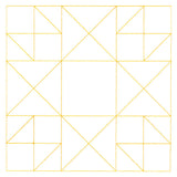 Traditional Quilting II - Crown of Thorns (Double Run)