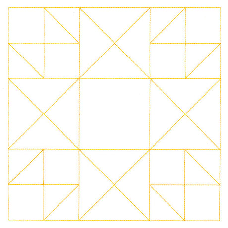 Traditional Quilting II - Crown of Thorns (Double Run)