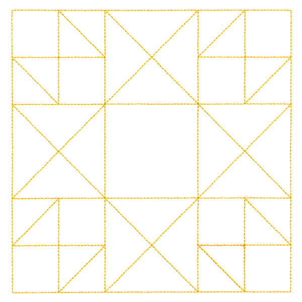 Traditional Quilting II - Crown of Thorns (Double Run)