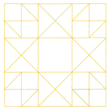 Traditional Quilting II - Crown of Thorns (Double Run)